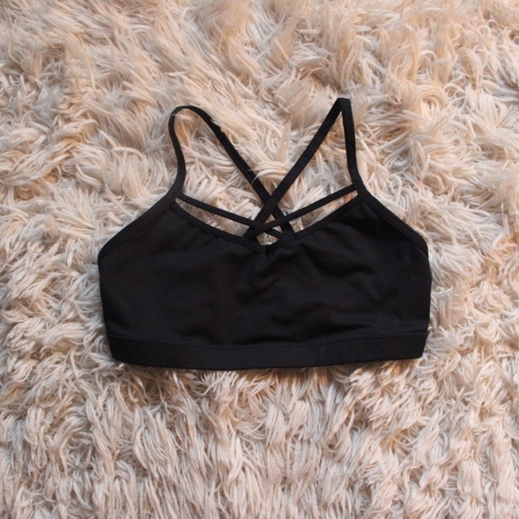 Champion Other - Champion Duo Dry Black Yoga Sports Bra Size Med